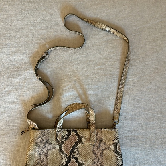 Madewell Snakeskin Small Transport Crossbody Purse - Picture 2 of 8